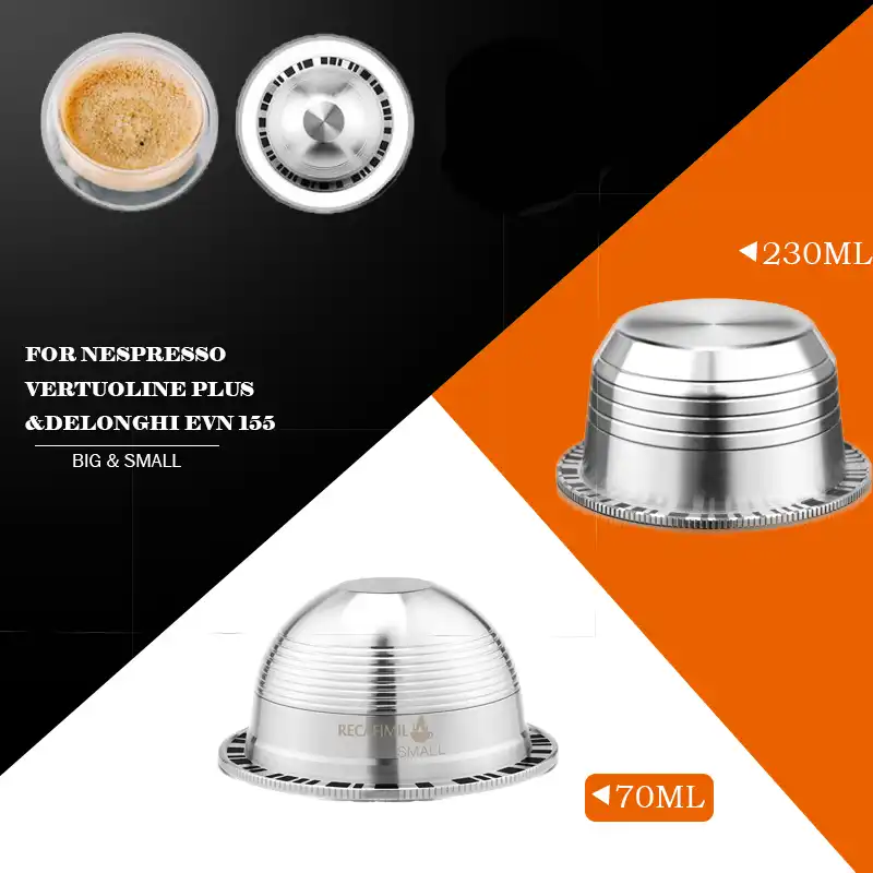BIG CUP Espresso Capsulas Recargables Nespresso Vertuoline & Vertuo