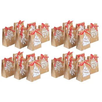 

24 Pcs 1 Set Reusable Storage Bags Convenient Favor Bags Festive Candy Bags