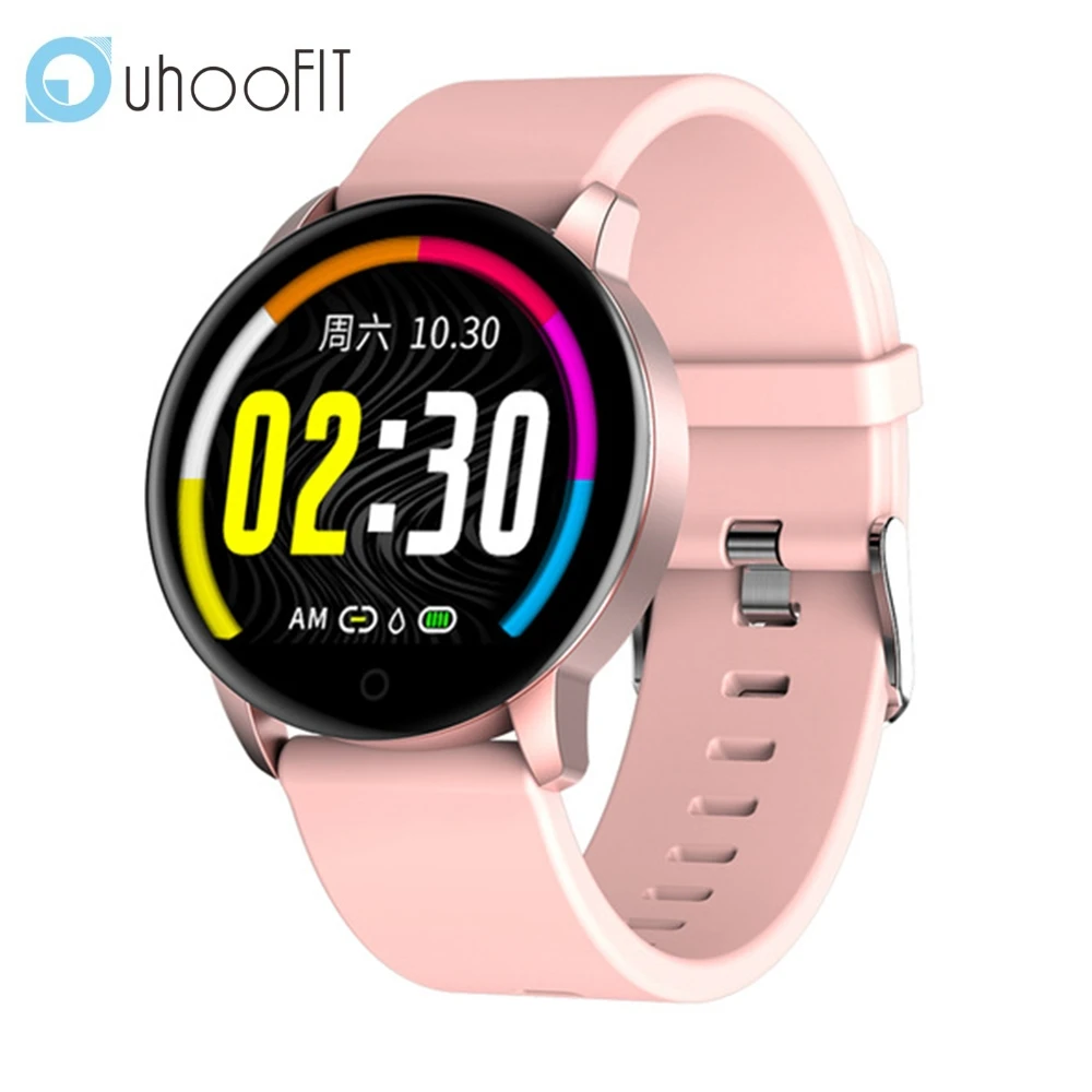 Uhoofit Q20 Smart Watch for Men Women Heart Rate Female Physiological ...