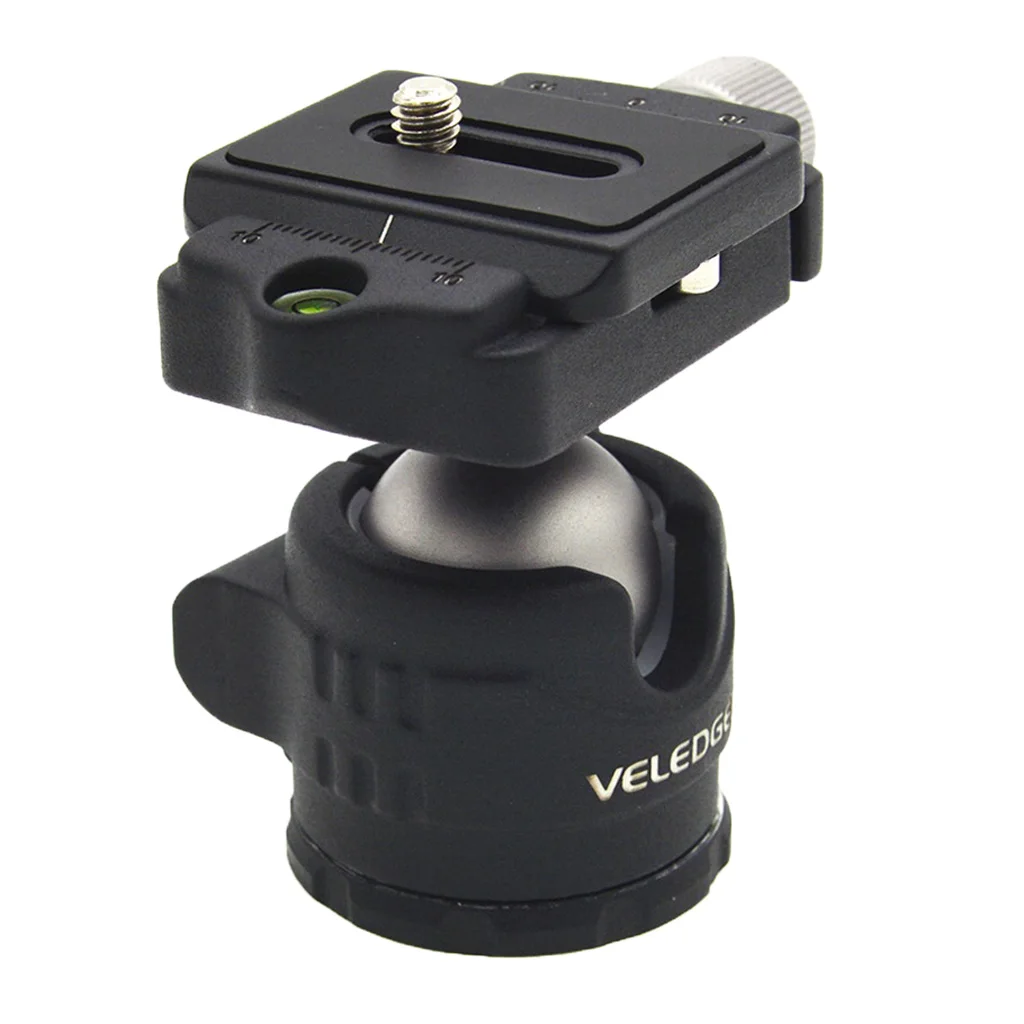 LC-28 28mm Low Center Of Gravity Mini Tripod Ball Head for Digital Cameras Max Load Capacity 20Kg