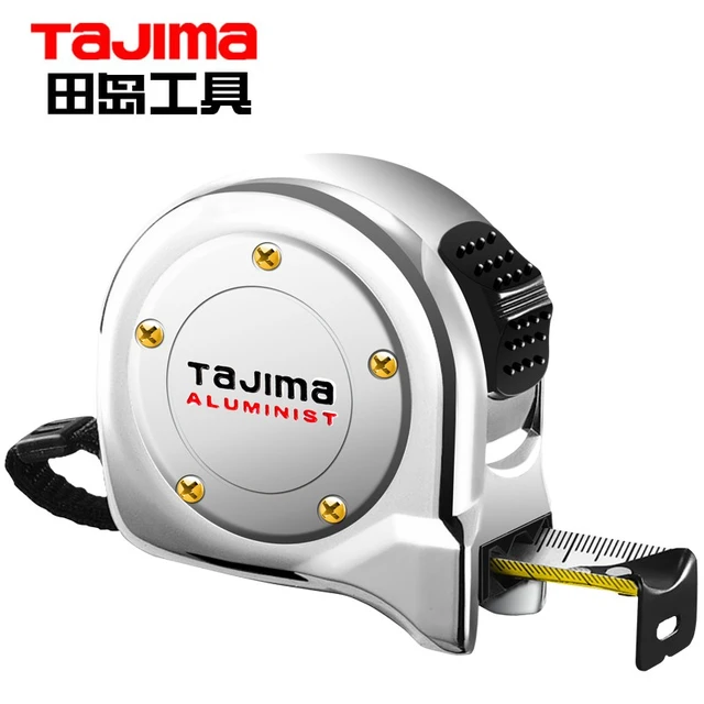 TaJIma steel tape measure, length 5.5 meters, aluminum alloy woodworking  tape measure tool AL25-55S 1001-0352 - AliExpress