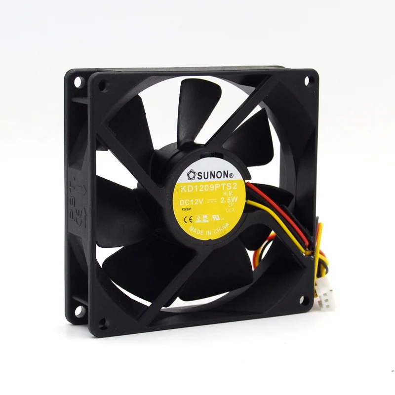 Для SUNON New 9225 KD1209PTS2 DC12V 2 5 W трехпроводный скоростной охлаждающий вентилятор 90 мм