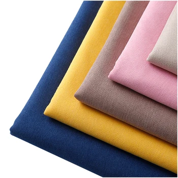 

Apparel Sewing Solid Color Thousand Velvet Linen Fabric Sofa Cover Bay Window Pad Tablecloth Fabric Plain Thick Composite Fabric