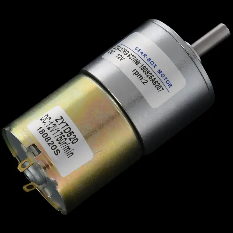DFGA37RG-708i в форме цилиндра DC 12V скорость 2 RPM Мотор-редуктор