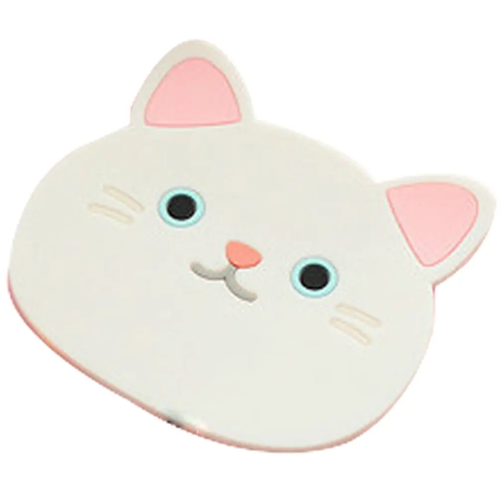 Silicone Insulation Pad Antiskid Cup Mat Dining Table Placemat Coaster Cartoon Cute Cat Drink Kitchen Accessories | Обустройство дома