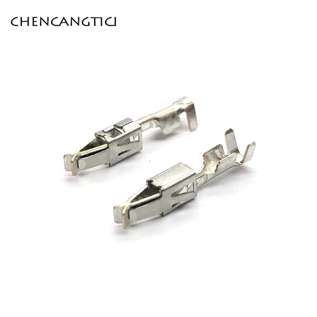 50 Pcs 1.5 3.5 6.3 MM Auto Male Or Female Crimp Wire Terminal Pins And Rubber Seals 964286-1 964274-2 964296-1 926965-1 For VW Follow me cheaper