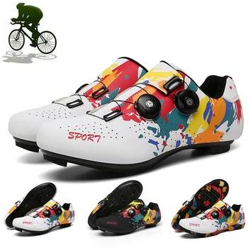 2020 nuevos zapatos de Ciclismo hombres mujeres zapatos de Ciclismo de Carretera Sapatilha de Ciclismo de auto-bloqueo Zapatillas de Ciclismo Carretera