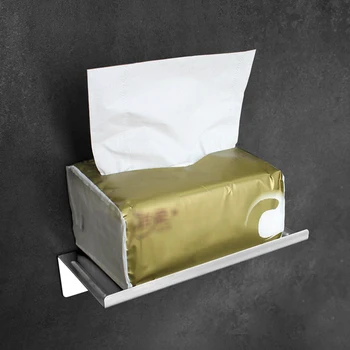 

Stainless Steel Bathroom Phone Towel Holder Bathroom Soap Holder Wall Mounted Soap Dish Rack Multi-Functional Storage Shelf