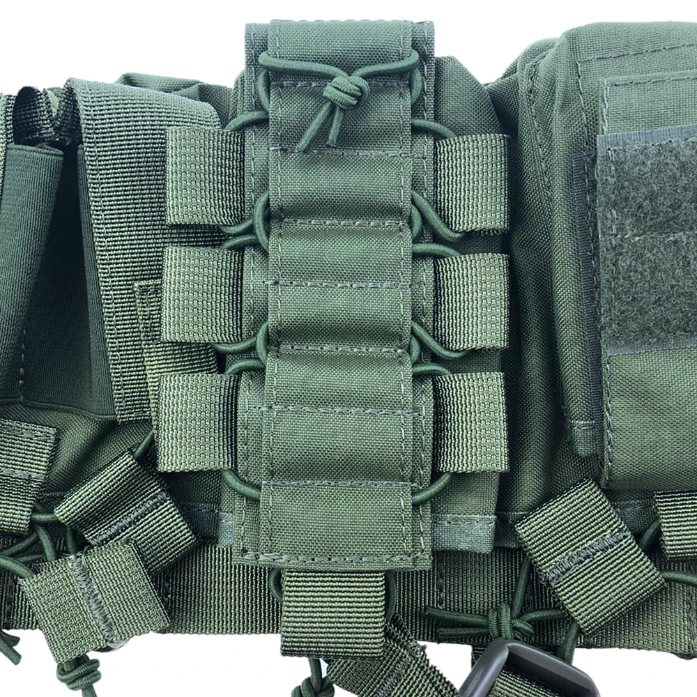 Тактический жилет Easy Chest Rig военный переноска Мультикам зеленый черный