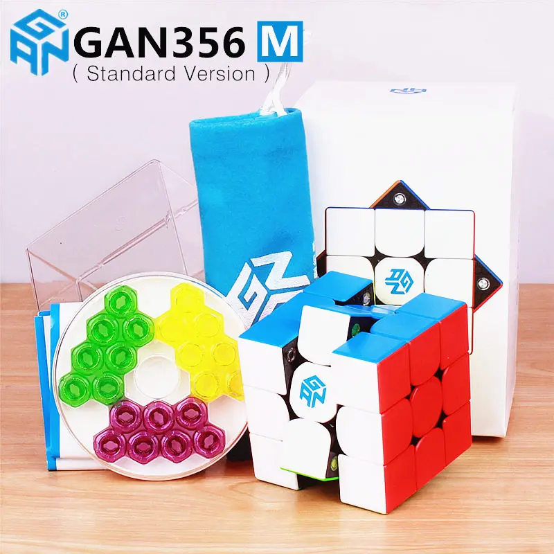 

GAN356 M Magnetic Magic Speed Gan Cube Stickerless GAN356M Magnets Professional GAN 356 M Puzzle GANS Cubes