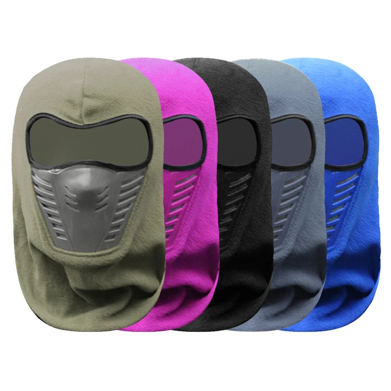 

Outdoor PM2.5 Dust Mask N95 Hat Riding Thickened Fleece Hat Face Protection Riding FFP3 Masks Warm Windshield KN95 Winter Hood