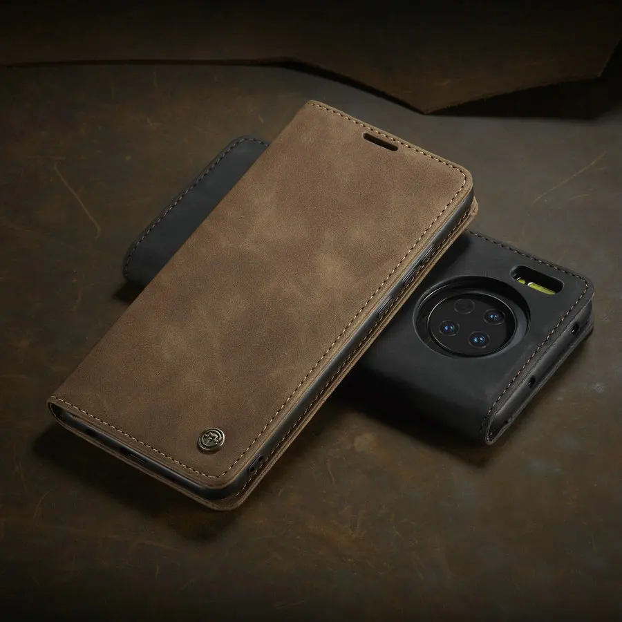 Чехол-книжка CaseMe для Huawei Mate 30 Pro P20 P30 lite P Smart 2019 кожаный | Мобильные телефоны и