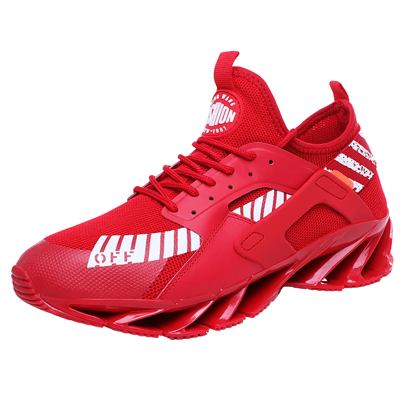 Blade/мужская повседневная обувь; дышащие Красные кроссовки; Мужская Спортивная обувь; Мужская амортизирующая обувь для бега; zapatillas hombre Deportiva