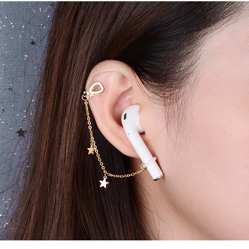 Модные зажимы для наушников с защитой от потери держатели Bluetooth
