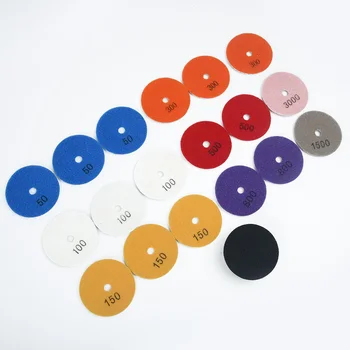 

19pcs/Set Diamond Polishing Pads 3 Inch WetDry Concrete Marble Glass Stone Sand