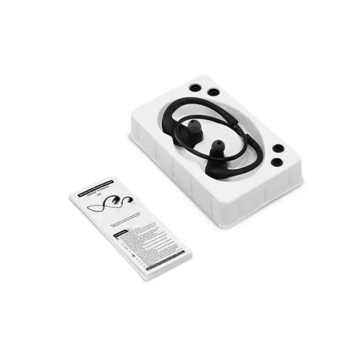 BEESCLOVER R8 Bluetooth наушники шейные спортивные наушники с микрофоном беспроводная стерео Bluetooth гарнитура встроенный аккумулятор 180 мАч d35