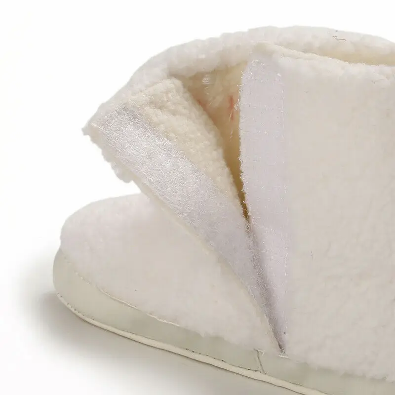 New Newborn Baby Boots Winter First Walkers Bow Baby Girls Shoes Fur Snow Super Warm Prewalkers Soft Sole No-slip Booties
