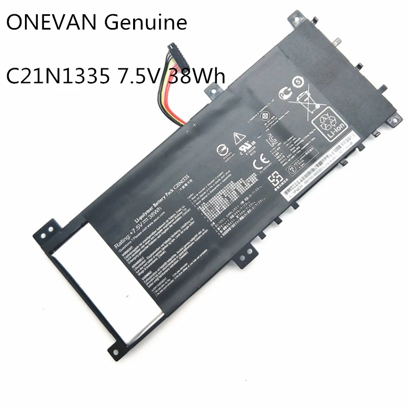 ONEVAN подлинный C21N1335 Аккумулятор для ноутбука ASUS VivoBook S451 S451LA S451LB S451LN серия