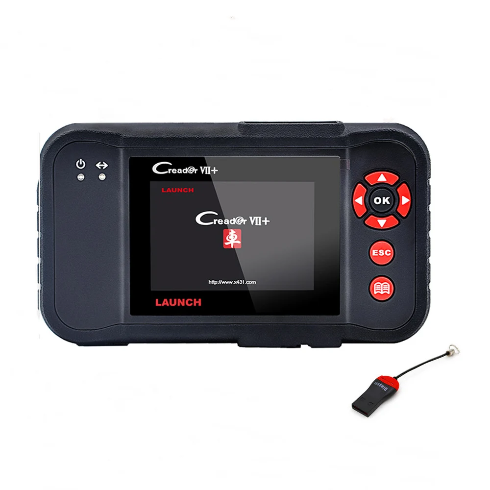 

Launch X431 Creader VII Plus VII+ OBD2 Automotive Scanner Multi-Language Diagnostic Tool OBD 2 ODB2 Scanner Same As CRP123