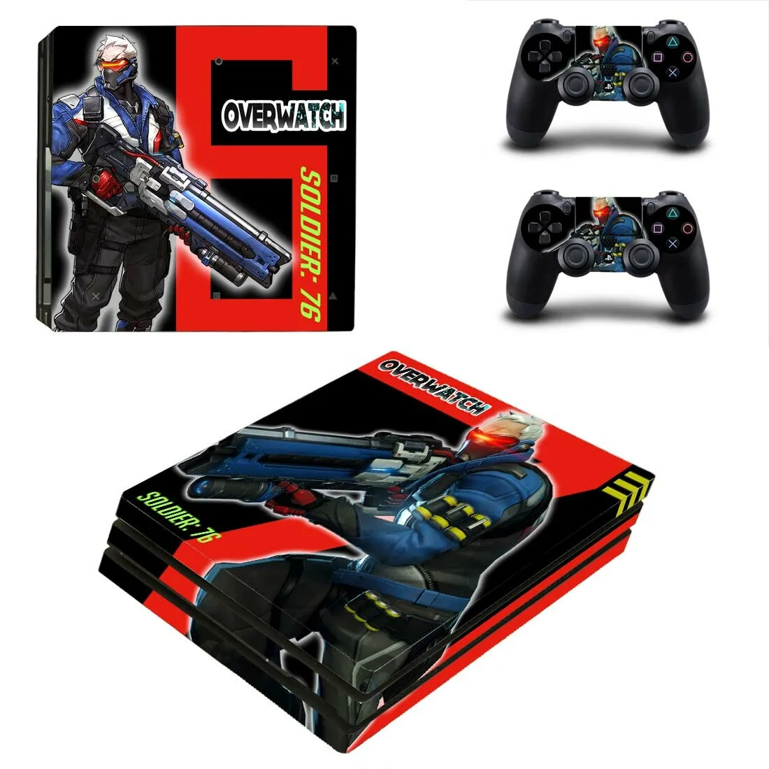 PS4 Pro Overwatch sticker PS 4 Play station 4 Pro виниловая кожа OW sticker s Pegatinas для playstation 4 Pro консоль и контроллер
