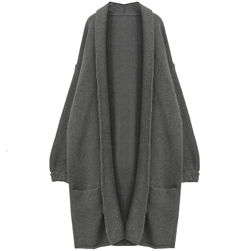 Fashion Long Sweater Sweaters Female Autumn New Korean Style Wild Casual Women Sweaters Solid Women Clothing L929 - Цвет: Gray