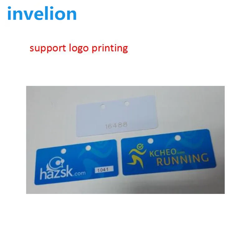 1000 шт./лот 840-960 МГц RFID Dogbone Chip bib tag UHF RFID стикер на бегун номер для марафона или триатлона системы синхронизации