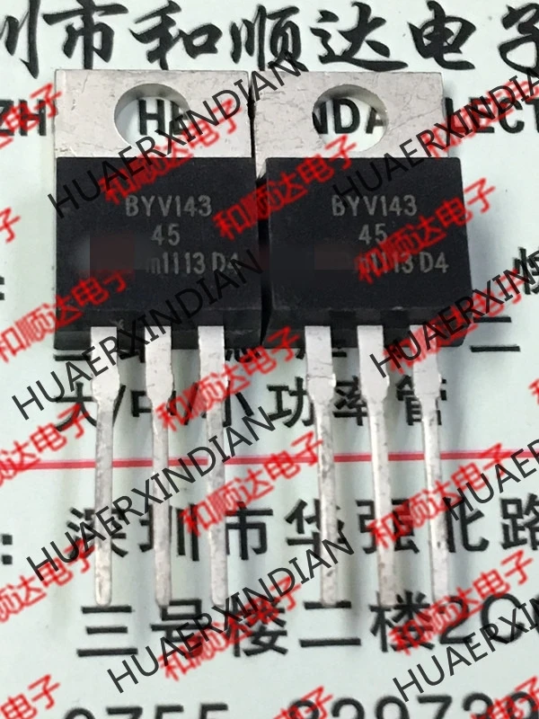 5 шт. новые оригинальные BYV143-45 TO-220