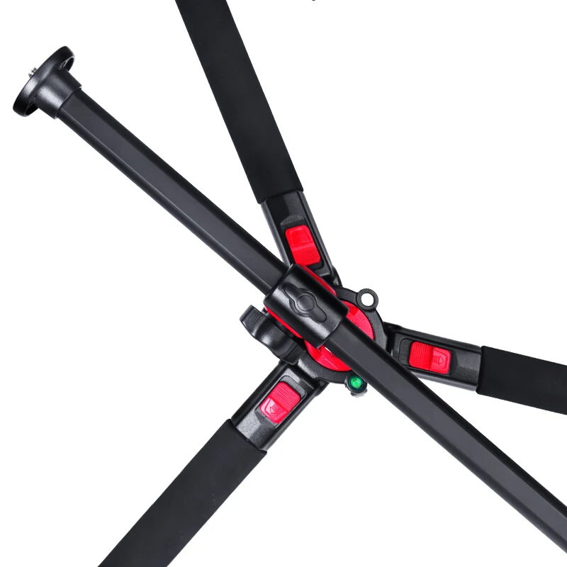 Manbily MPT-255 Camera Tripod Monopod with Multifunction 360 Degree Rotatable Center Column and Ball Head QR Plate