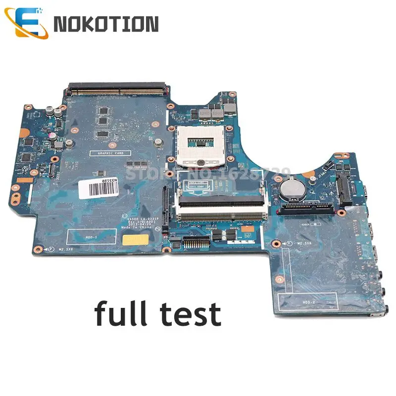 NOKOTION для Dell Alienware M17X R5 Материнская плата ноутбука VAS00 LA-9331P 05RW0M CN-05RW0M основная плата с слот GPU