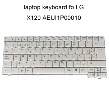 

Replacement keyboards For LG X120 X 120 Series SP Spanish layout AEUL1P00010 MP-08J76E0-920 white notebook keyboard original new