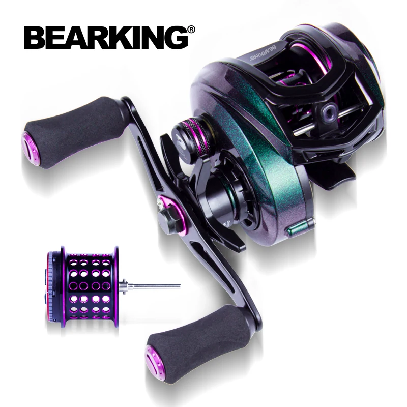 BEARKING бренд 9 + 1BB катушка для заброса приманки 8 1: 1 супер длинный литья Рыбалка