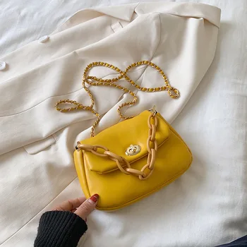 

Pu Leather Crossbody Bags For Women 2020 Brand Shoulder Messenger Bags Small Chain Handbags Lady Totes Travel Hand Bag Purse