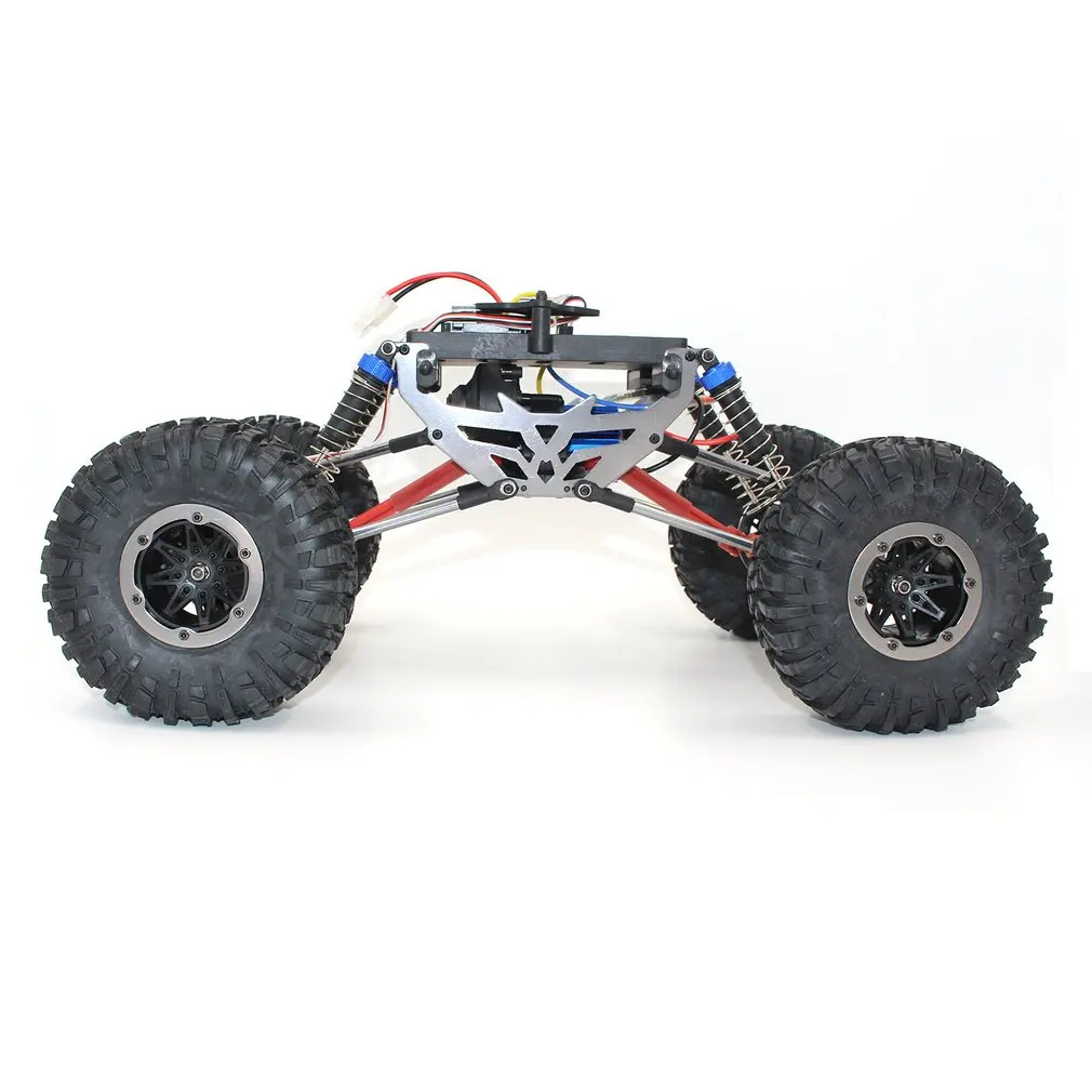 1:10 1072-SJ 2,4G 4WD матовый Радиоуправляемый гусеничный автомобиль с дистанционным управлением большая ножка Выкл-модель дорожного транспортного средства РТР игрушка для детей подарок