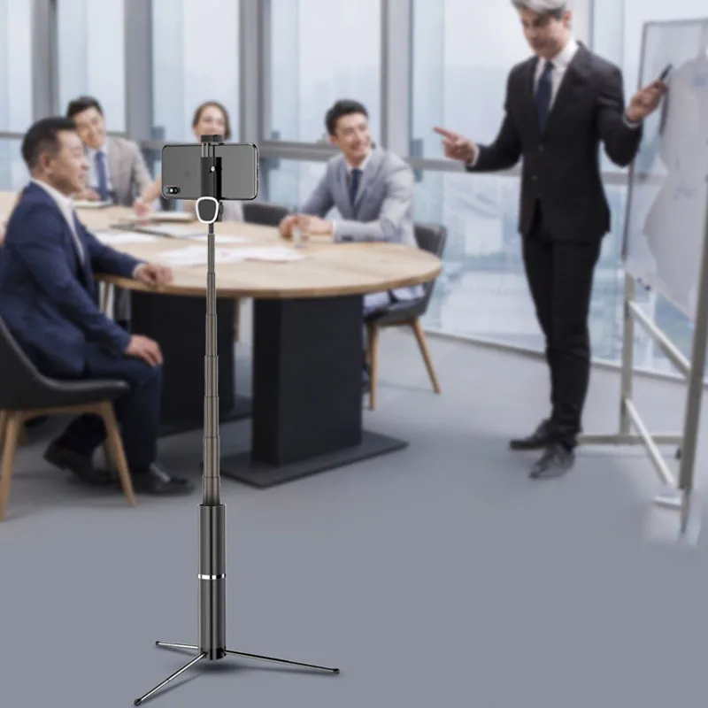 

New Portable Bluetooth Button Selfie Stick Integrated Tripod Phone Bracket Bluetooth Remote Control Self-timer Lever Holder