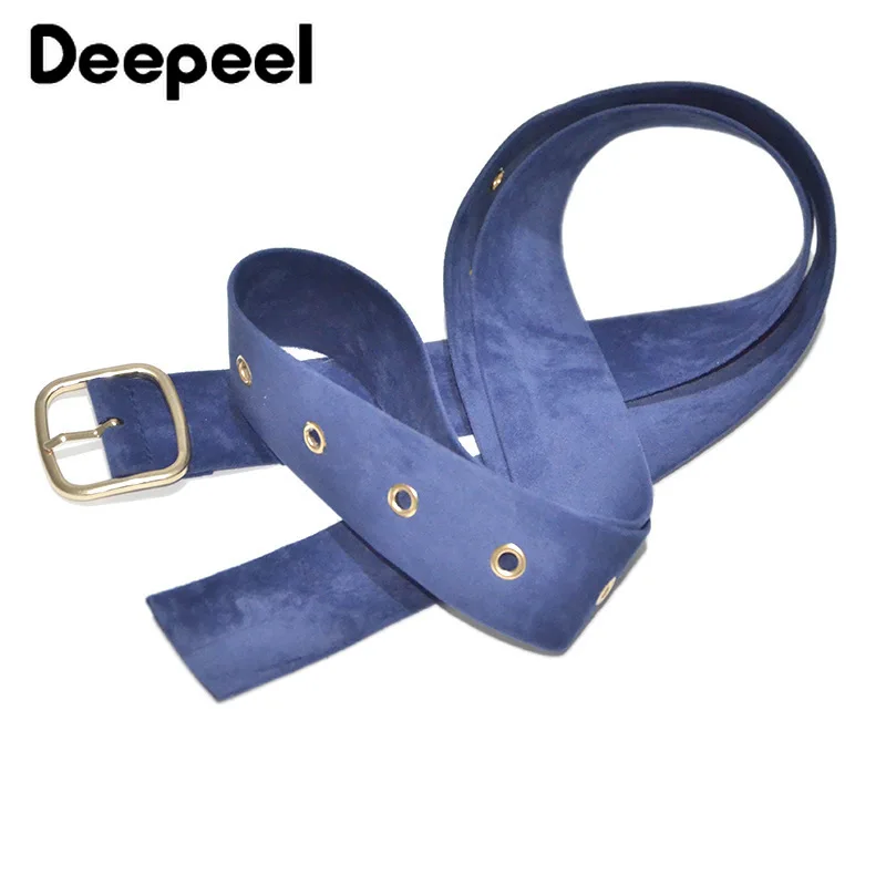 Deepeel/1 шт., 3,5*80-130 см, Harajuku, зима, новинка, бархат, хлопок, широкий пояс, сплав, пряжка, для девушек, замша, Джокер, пальто, широкие пояса, украшение