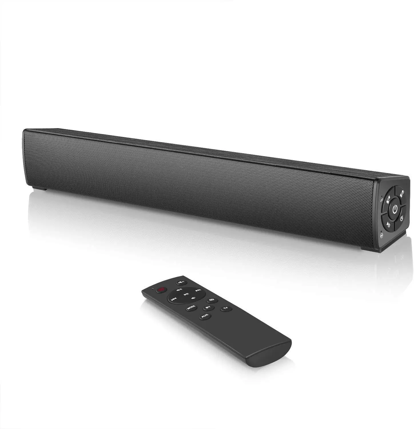 Mini Soundbar, Pc Sound Bar With 3.5mm Aux Input And Wireless Bluetooth Pc, Tablet, Cellphone, Projector - Speakers -