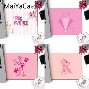 

MaiYaCa Skin Pink Panther Office Mice Rubber Mouse Pad Anime Mousepad for friend Gift desk pad 29x25cm mousepad