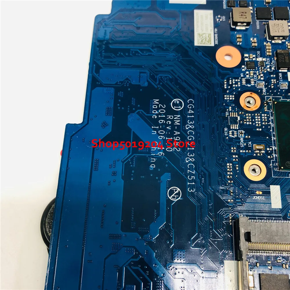 low cost  For lenovo 310-15IKB notebook laptop motherboard I3-7100U NM-A982 FRU 5B20M29225 mainboard