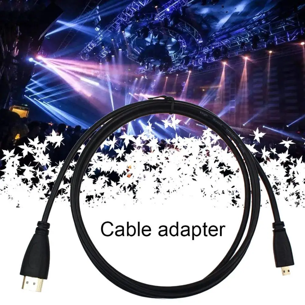 Изысканный дизайн прочный 0,5 м Микро-Тип Hdmi к Hdmi Мужской адаптер конвертер кабель для Droid Htc 4G K1F1