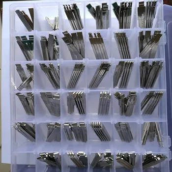 

35Types 175PCS Engraved Line Key Scale Shearing Teeth Blank Car Key Blade
