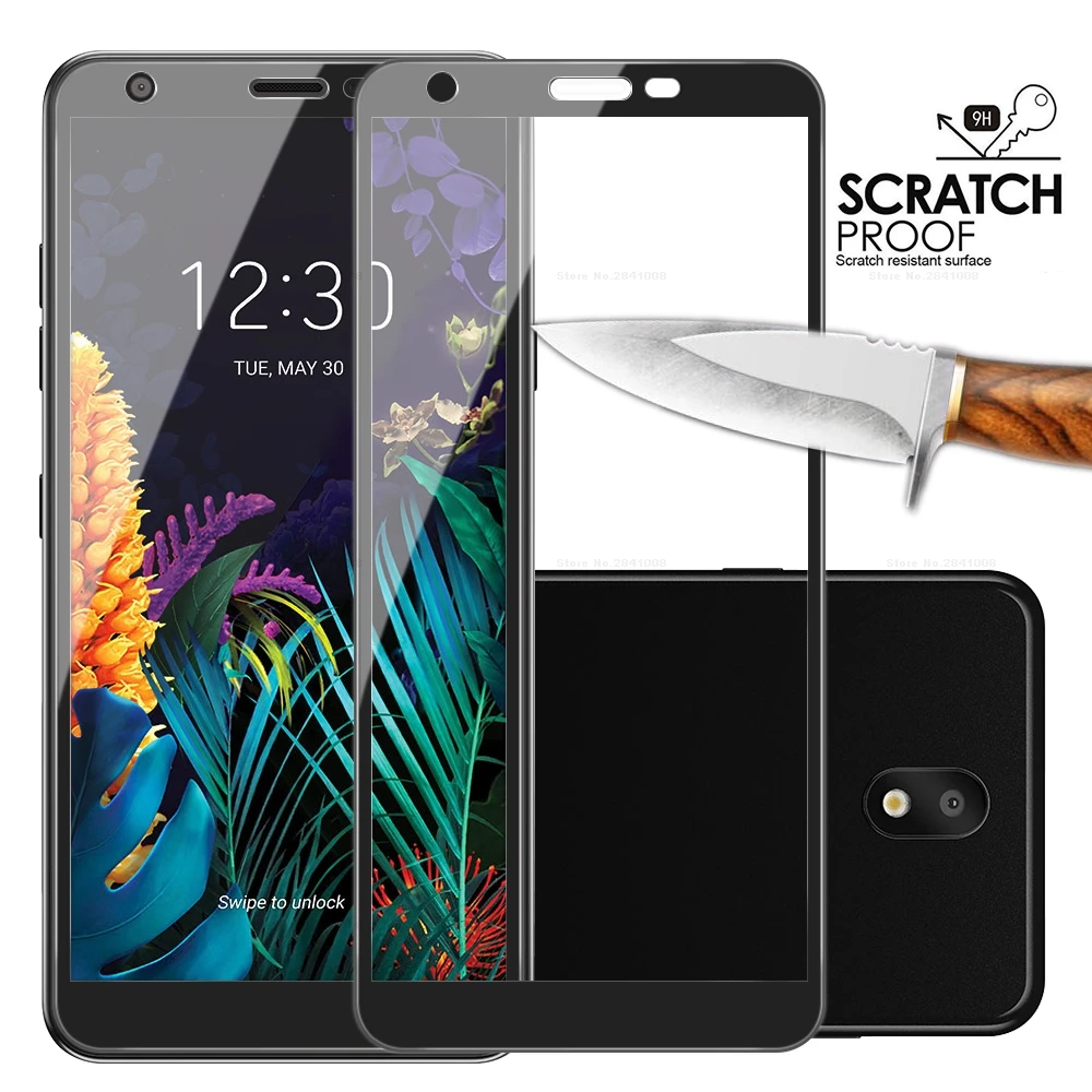 Защитное стекло для LG V30 Plus V20 K8 K7 K10 2017 2018 2016 закаленное G6 V40 V50 W30 защита