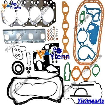 

For ISUZU 4JE1 Gasket kit With head gasket For ISEKI TA357F Excavator Forklift Engine Repair parts