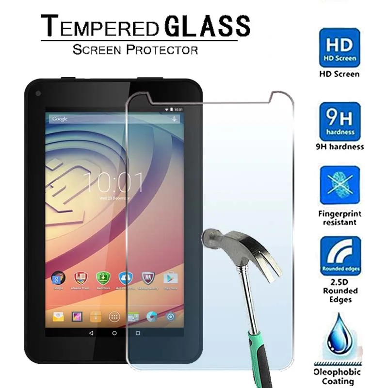 

For Prestigio MultiPad Wize 3027 7"-Premium Tablet 9H Tempered Glass Screen Protector Film Protector Guard Cover
