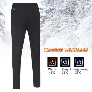 

Electric Heating Pants Hot 2018 5-12v Cotton Black Clothing Physiotherapy Winter Trousers Heating Body Warmer Thermal