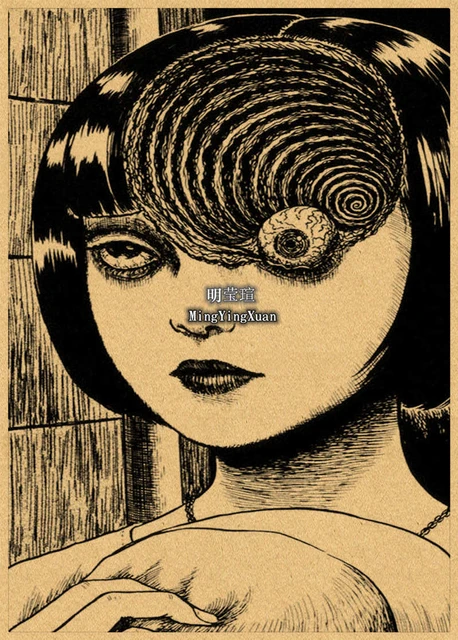 Horror Anime Junji Ito Good Quality Prints and Posters Vintage Room Home  Bar Cafe Decor Aesthetic Art Wall Painting - AliExpress