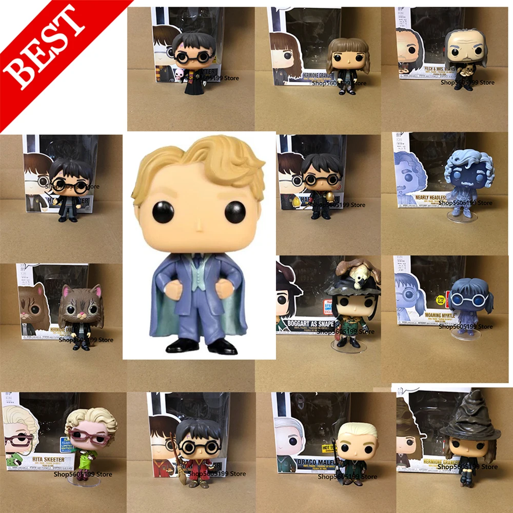 

NEW POP gilderoy lockhart RITA SKEETER Severus HERMION RON WEASLEY with box Action Figures brinquedos Model Toys for Children
