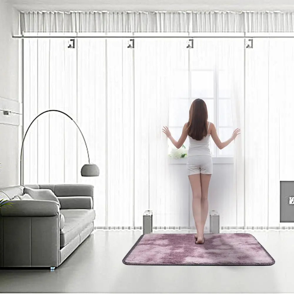 Pink Iving, для комнаты/спальни, хлопковый ковер, 120x60 см, ультра мягкий современный прямоугольный ковер, лохматый ковер для детской комнаты, для дома, комнаты, плюшевый ковер, Декор - Цвет: Pink