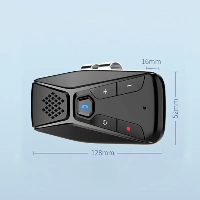 Автомобильный Bluetooth 5,0 беспроводной приемник солнцезащитный козырек клип аудио адаптер Громкая связь M5TB