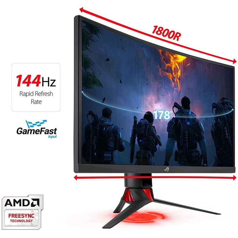 Monitor Asus 2" XG27VQ VA 1920x1080 144Hz FreeSync 300CD/M2 16:9