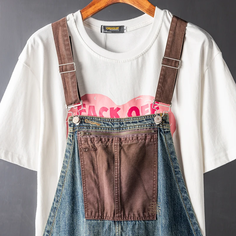 Salopette Uomo Denim Vintage | Tascabili Grandi | Comfort E Stile